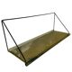 Vintage Wall shelf Pilastro perforated yellow wall unit 1960
