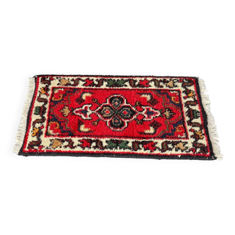 Tapis velouré oriental vintage