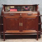 D'après Louis Majorelle : Rare et grand meuble époque Art Nouveau en acajou