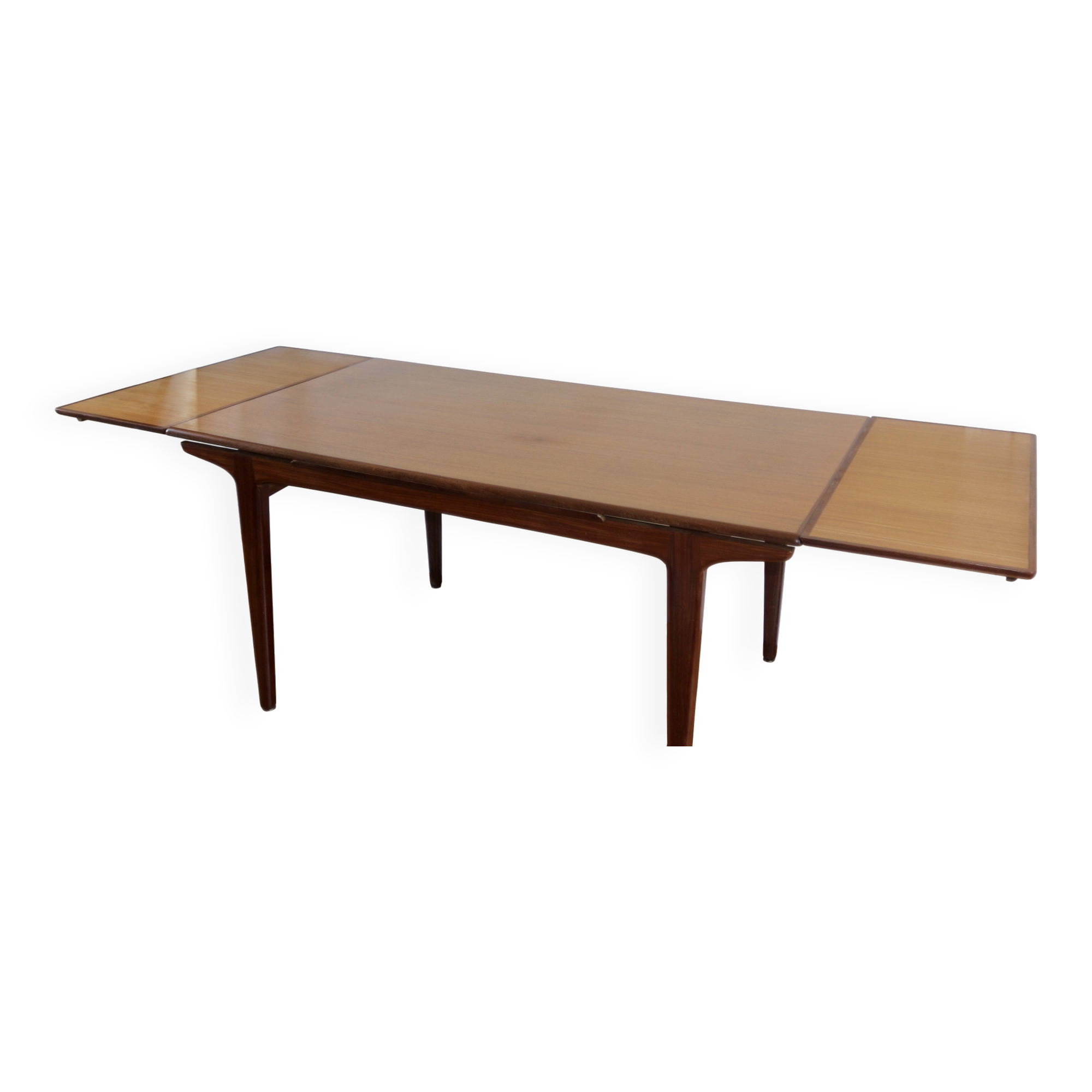 Vintage Scandinavian teak dining table, 1960s