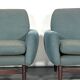 Italian Mid-century wood modern armchairs from 60s