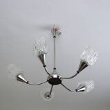 Brass chandelier, Modern 1970s