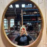 Oval mirror in Louis XVI style