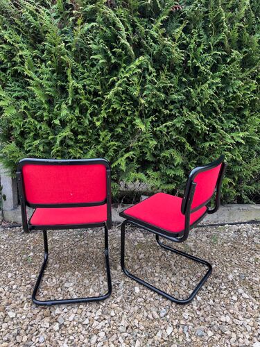 4 chaises B34 de Marcel Breuer