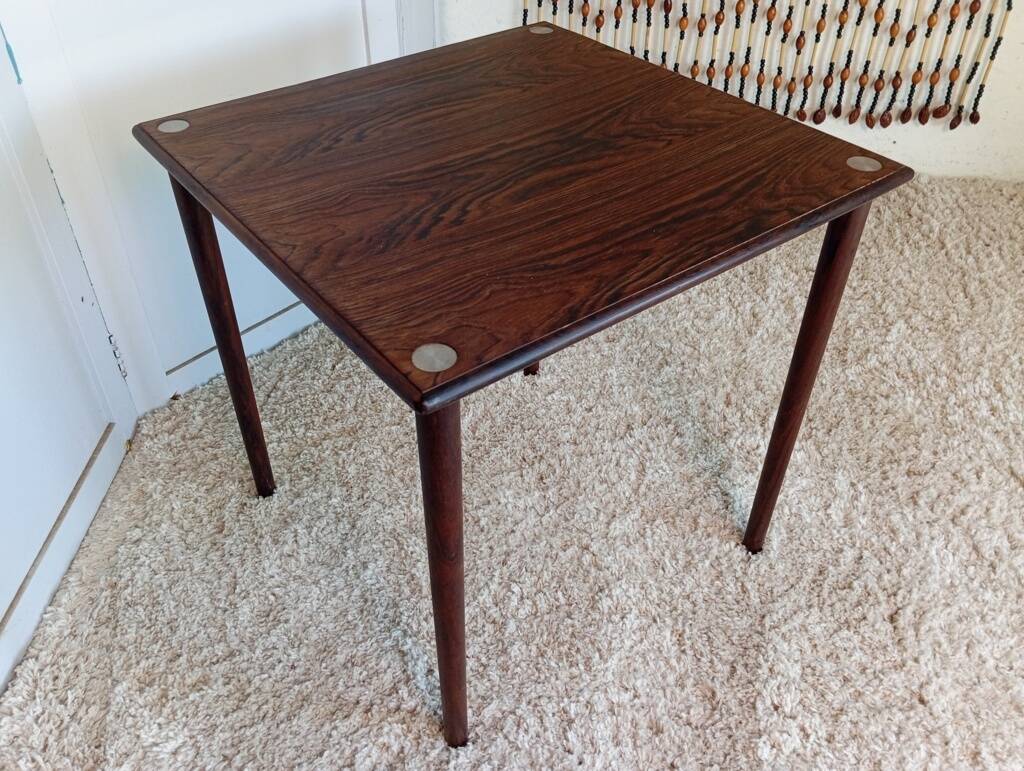 Table basse scandinave en palissandre Georg Petersens