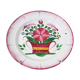 Plate and its wall attachment