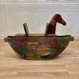 Wooden rocking horse 1950