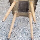 Set of 4 Scandinavian style beech chairs