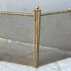 Antique fireplace screen from the 19th century, Napoleon III spark guard.