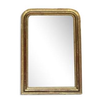 Miroir ancien Louis-Philippe 107,5cm/77cm feuille d’or