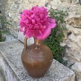 Carafe, Cruche, gargoulette en gres vernissé, made in france, vintage