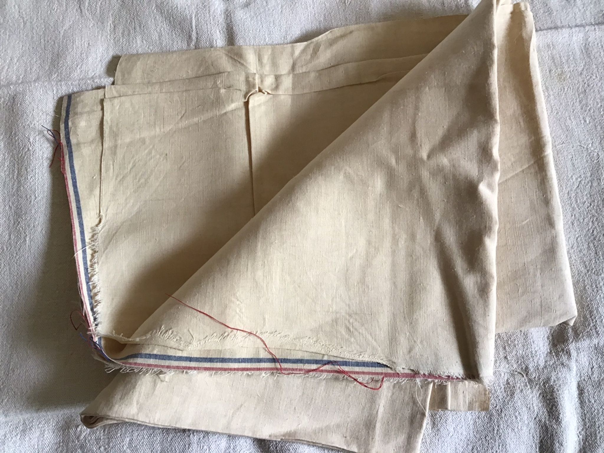Vintage lining for tablecloth