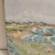 Tableau Oil on canvas - Atlantic coast landscape Cliffs signed Jouannea