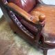 Particularly sturdy library armchair with studs - armchair
