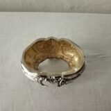 Former silver salt shaker miner punches rock dirt silver and 19th century glass