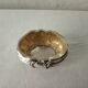 Former silver salt shaker miner punches rock dirt silver and 19th century glass