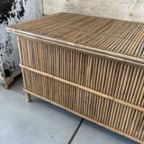 Vintage bamboo trunk