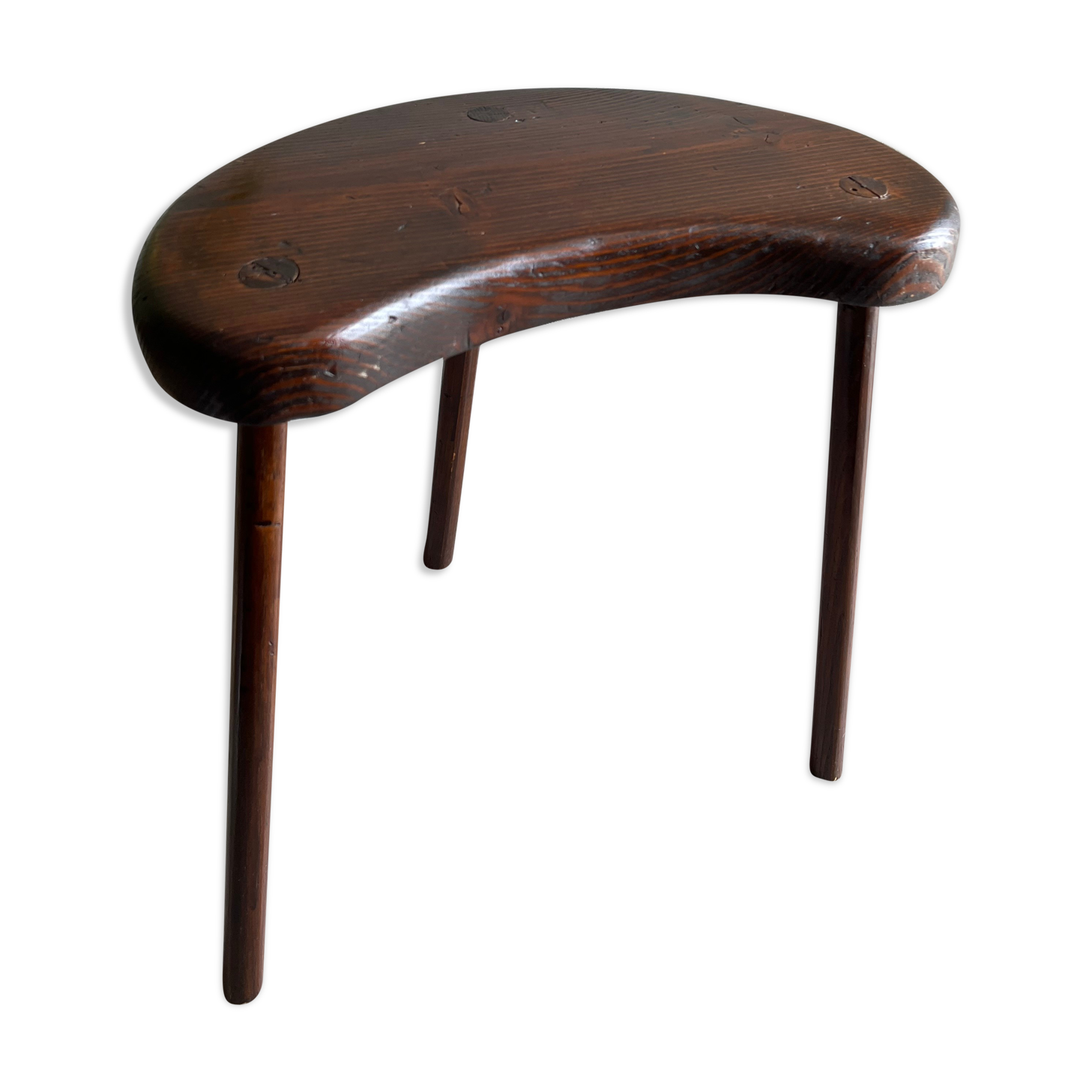 Tabouret bois tripode