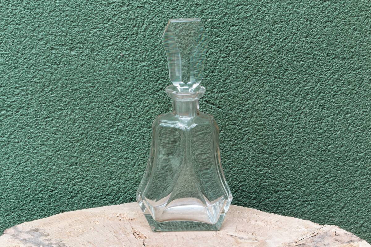 Art Deco cut crystal carafe