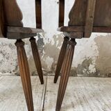 Pair of Savoyard armchairs