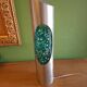 70s brushed aluminum glitter lamp