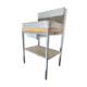 Wood and zinc sink