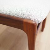 Set of four teak chairs, Danish design, 1970s, production: Denmark