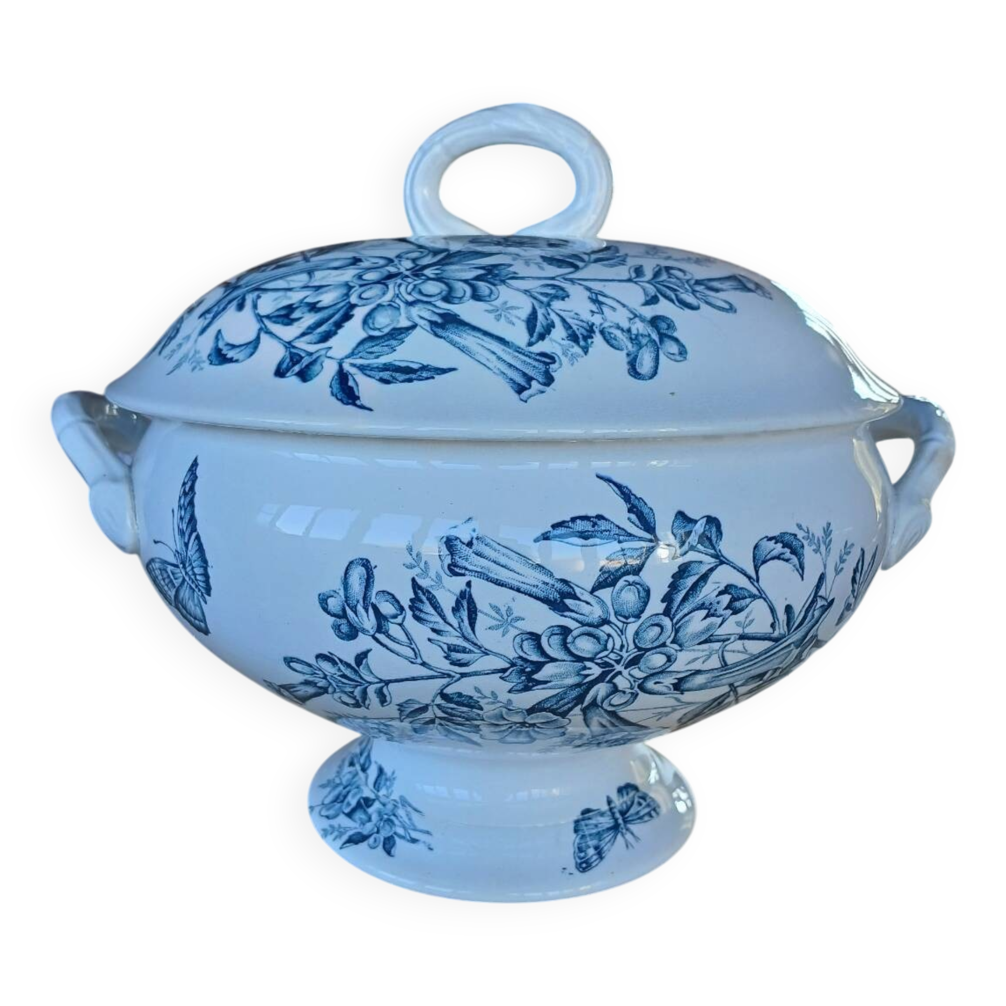 Old Badonviller Iron Earth Soup Tureen