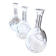 3 carafes en cristal gravé