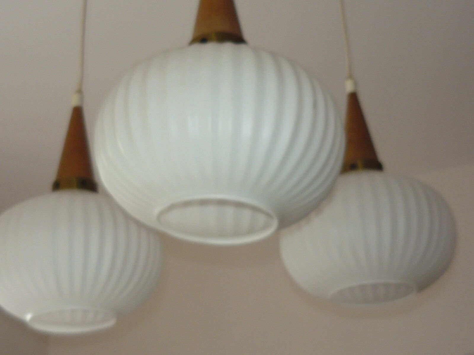 Suspension scandinave teck années 60