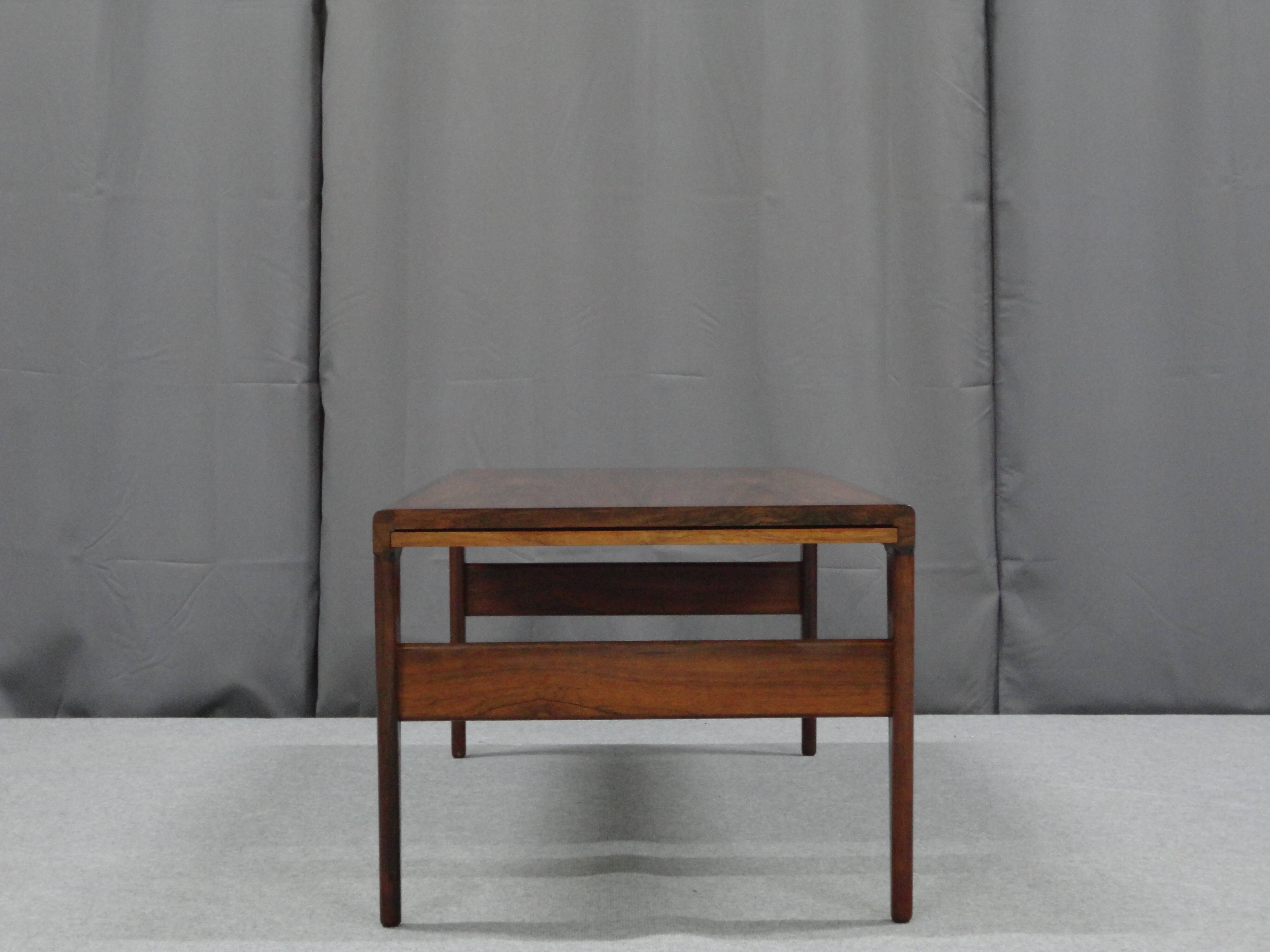 Rosewood coffee table from rio 1960