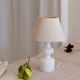 Geometric table lamp in alabaster 50s