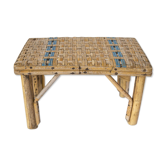 Rattan foot rest