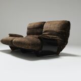 Vintage Marsala set in 'Liberty' fabric by Michel Ducaroy for Ligne Roset.