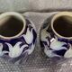 Alsace stoneware: pair of tulip vases signed Hubert Krumeich-Remmy