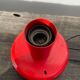 1970 Kama Keur red metal lamp