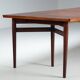 Arne Vodder model 201 large dining table in rosewood Sibast Denmark 1960