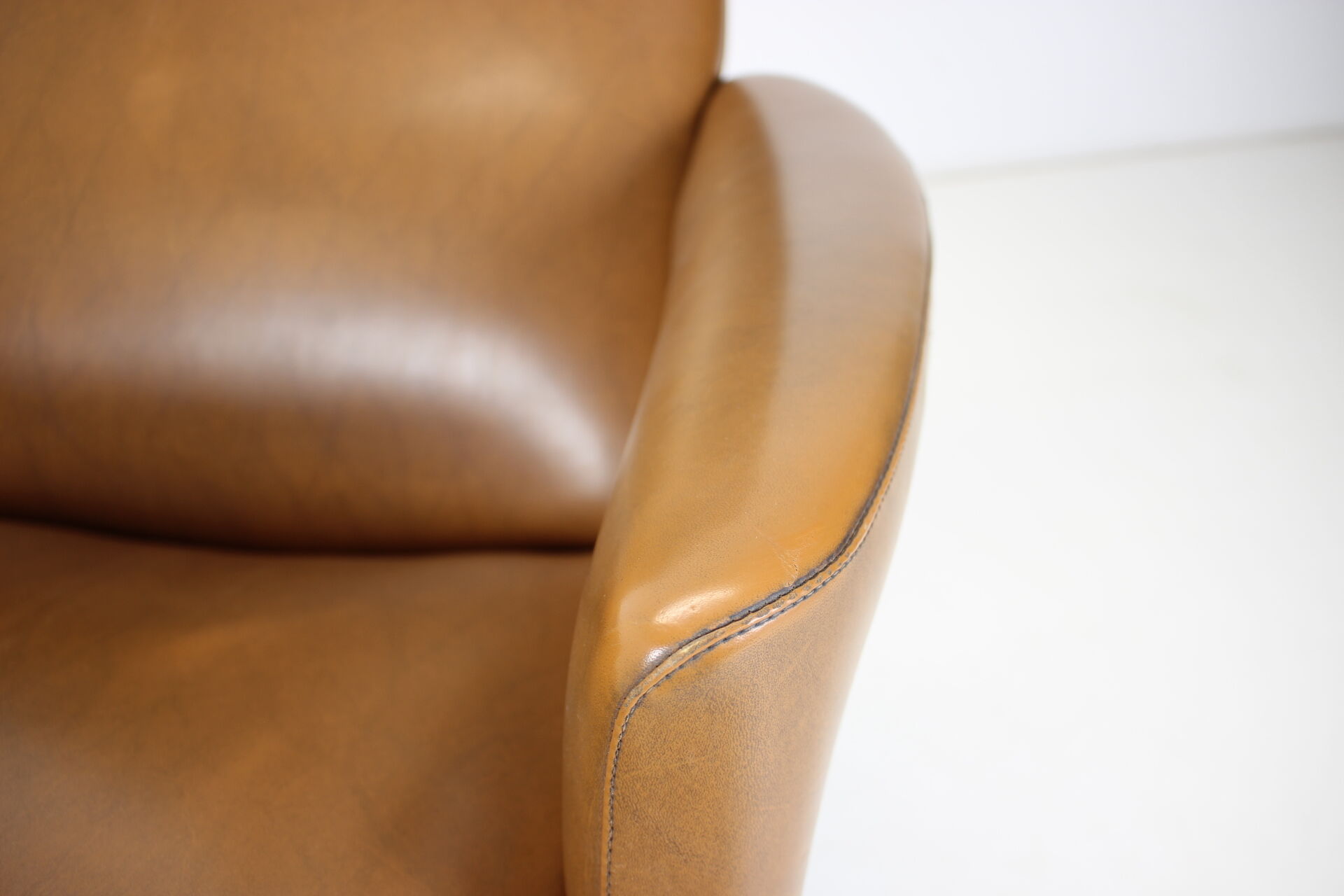 Midcentury Scandinavian Swivel Armchair, 1960s