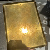 Hammered brass tray