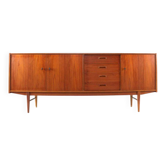 Buffet en teck design danois | 208 cm - Moderne du milieu du siècle - Vintage