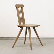 Chaise primitive de montagne antique du 19ème siècle