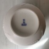 Vase ball pink white porcelain