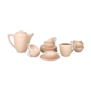 Service en porcelaine rose digoin sarreguemines