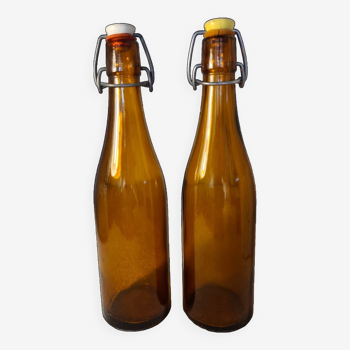 Amber bottles
