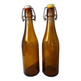 Amber bottles