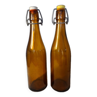 Amber bottles