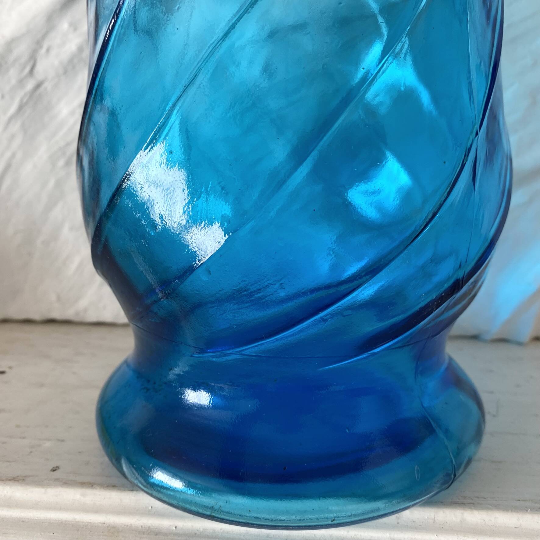 Large Empoli carafe 67 cm, Italy, 1960s-70s