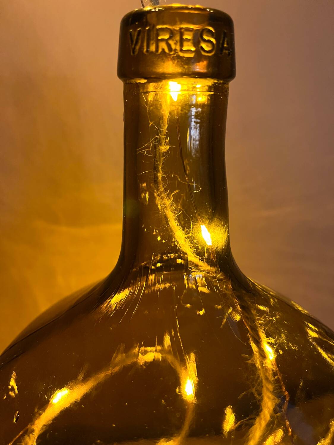 Amber demijohn viresa