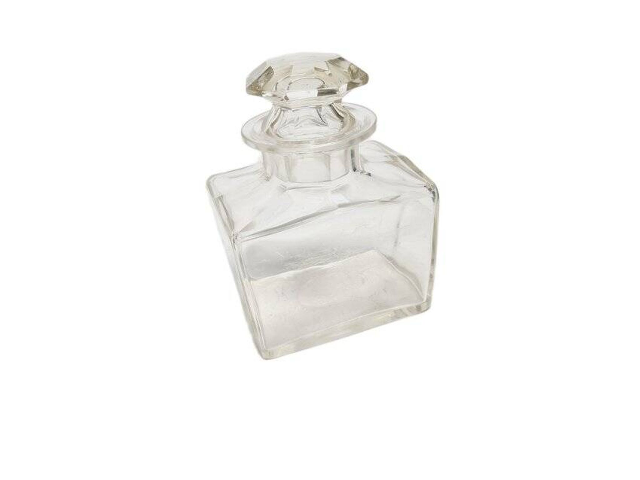 Biedermeier crystal tea box, Germany, 1890s