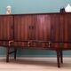 Enfilade en palissandre, design danois, années 1970, production : Danemark